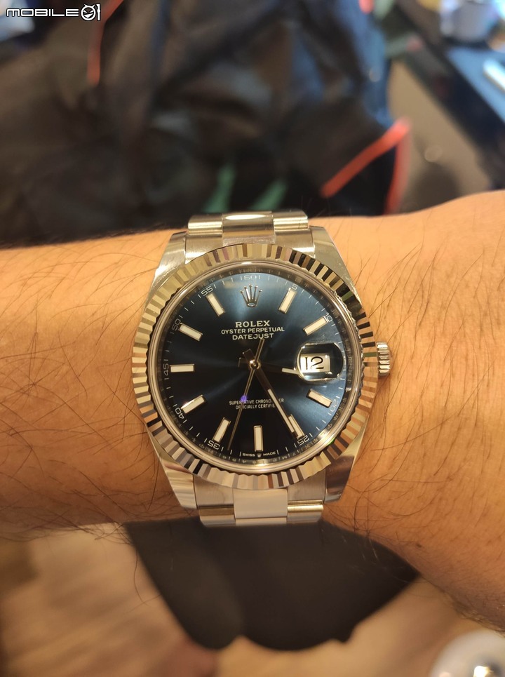 微開箱,First 勞 Datejust 41 藍面尋錶~