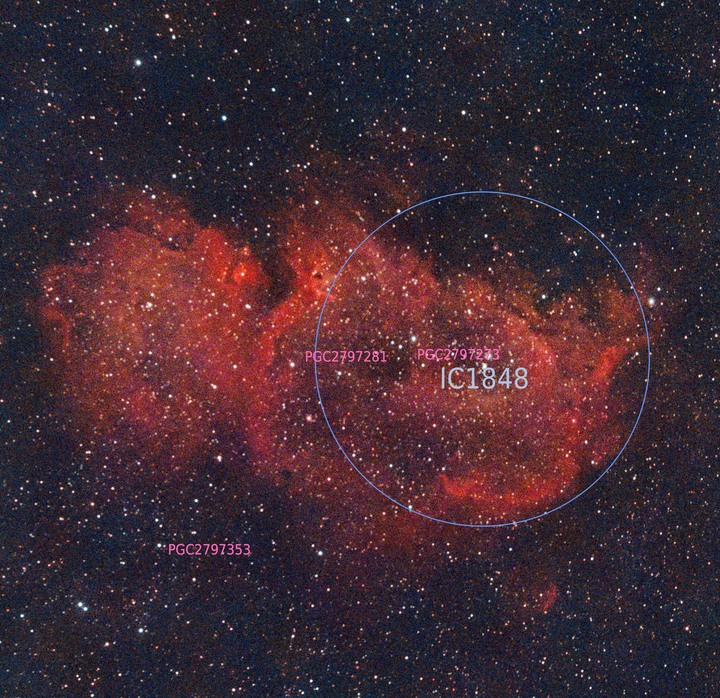 點我看大圖 靈魂星雲(IC 1848)