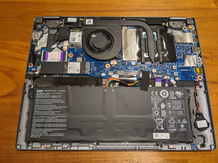 [更新。換SSD][開箱] Acer Spin 5 SP513-54N-5979 13.5吋翻轉觸控筆電