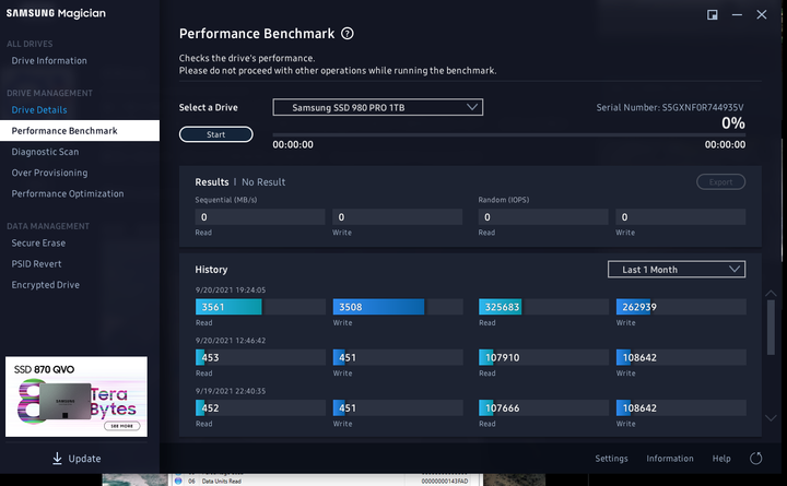 [已解決] Samsung 980 Pro 很不 Pro ，10年前SATA都比較它快，Why?