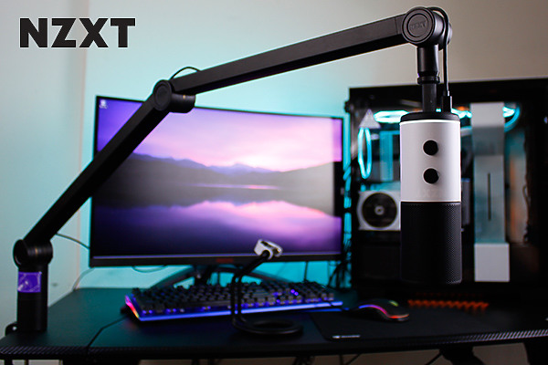 NZXT Capsule 24bit/96kHz數位降噪麥克風，黑白雙色美型登場！