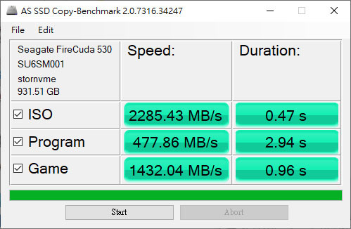 Seagate FireCuda 530 1TB散熱片版NVMe SSD開箱簡測