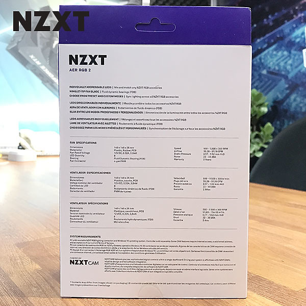 點我看大圖 全新白色NZXT Aer RGB 2,整機白,風扇當然也要白!