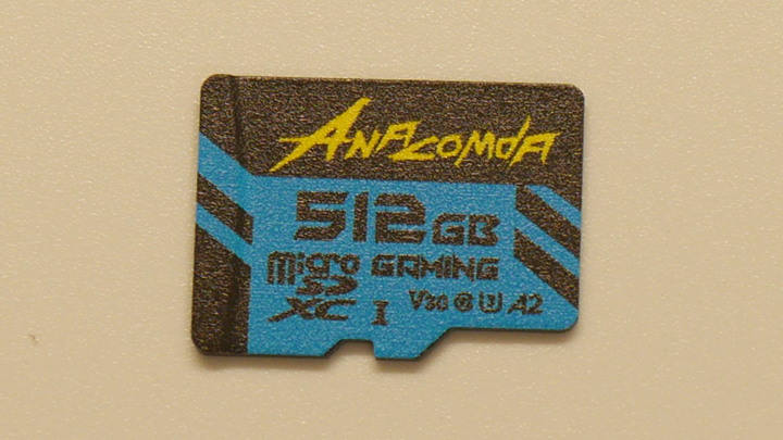 多品牌 U3 A2 512GB microSDXC TF 記憶卡 開箱 簡測 (T-FORCE、ANACOMDA、Lexar、TCELL、KLEVV)