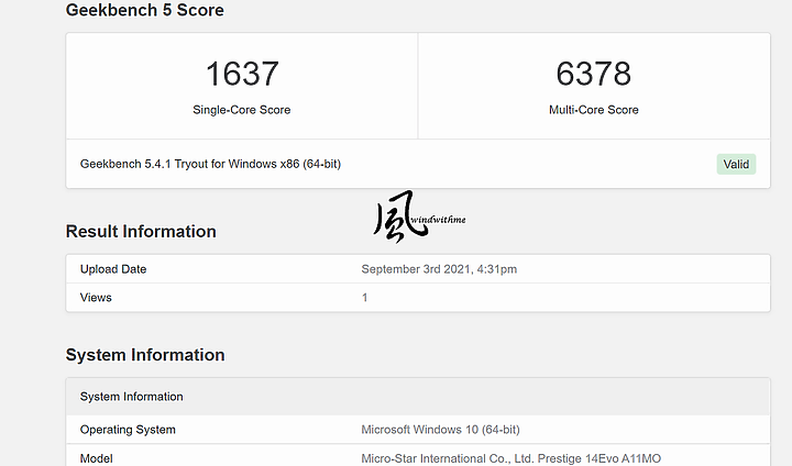 點我看大圖 MSI Prestige 14 Evo搭載Intel i7-1195G7開箱實測