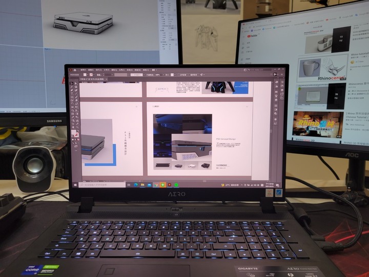 【開箱】適合設計者使用的筆電AERO 17 HDR YD