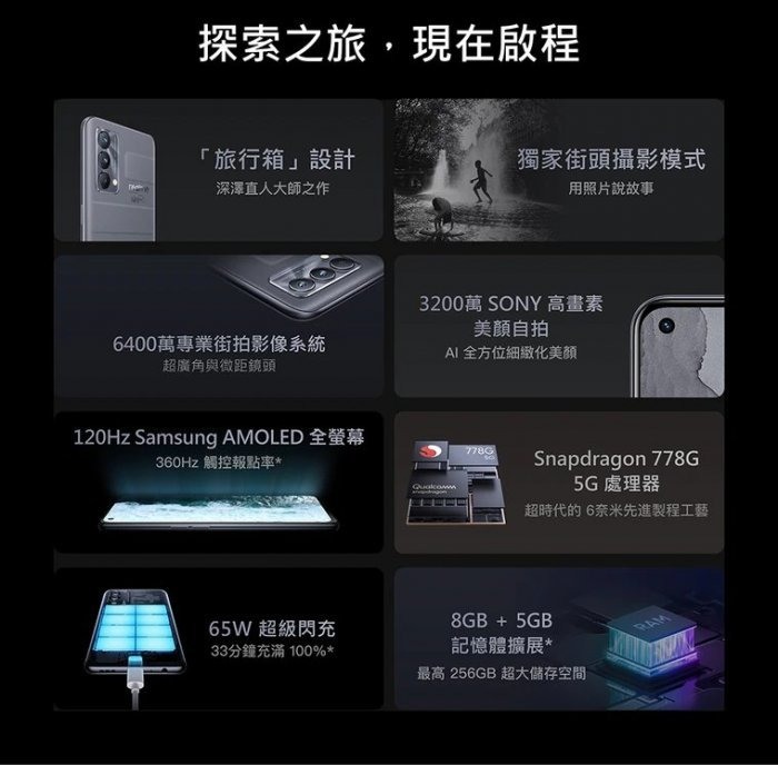 realme GT大師版 11,990起