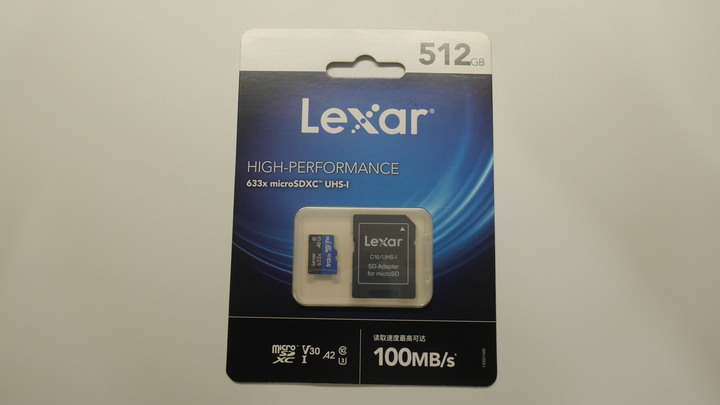 多品牌 U3 A2 512GB microSDXC TF 記憶卡 開箱 簡測 (T-FORCE、ANACOMDA、Lexar、TCELL、KLEVV)