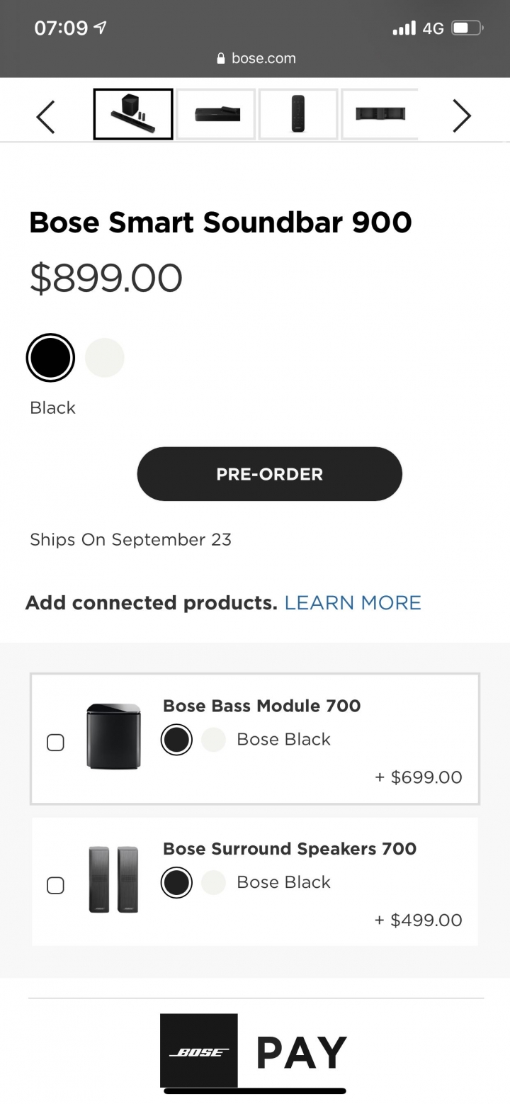 Bose Soundbar 900終於有消息了