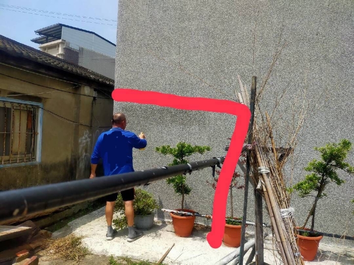 新成屋抿石子外牆防水問題