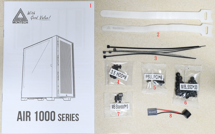 MONTECH AIR 1000 LITE入門版機殼開箱