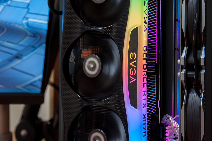 「EVGA RTX 3070 FTW3 ULTRA GAMING」 - 寂靜經典微評測文。