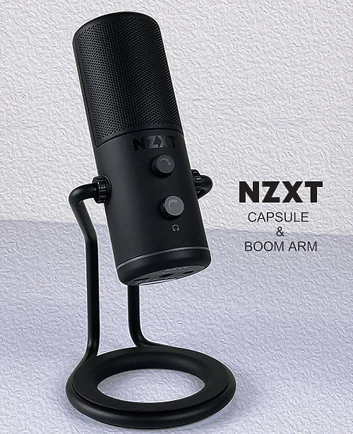 NZXT Capsule 24bit/96kHz數位降噪麥克風，黑白雙色美型登場！