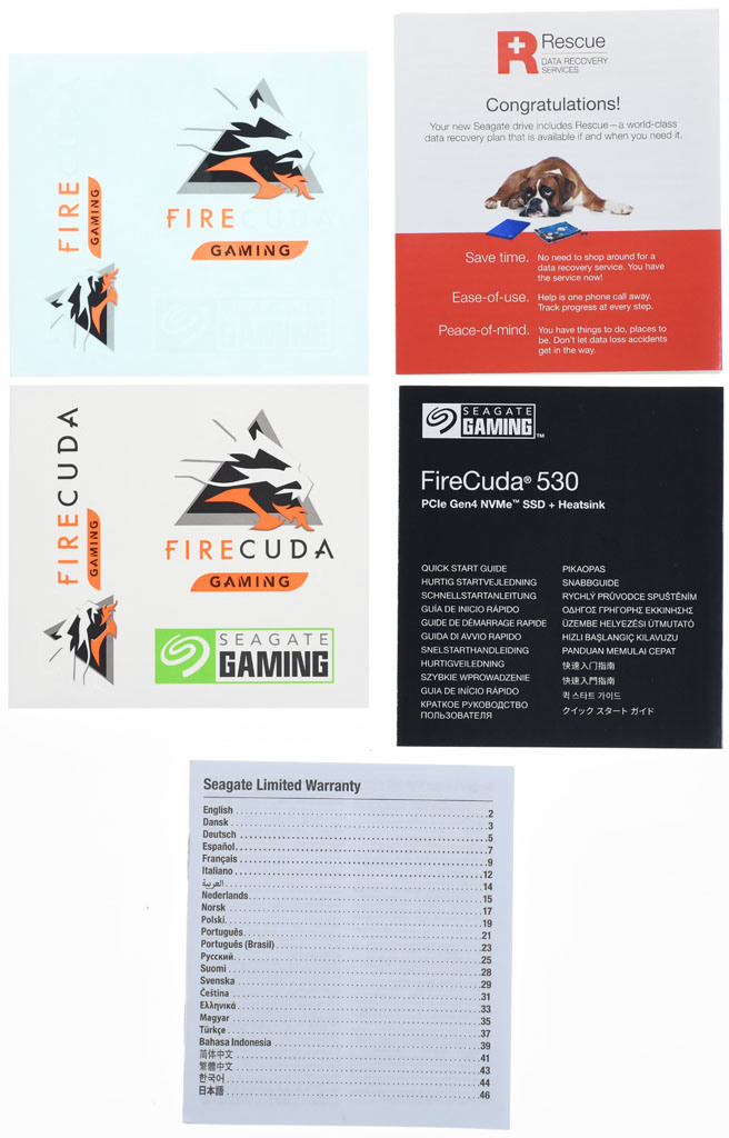 Seagate FireCuda 530 1TB散熱片版NVMe SSD開箱簡測