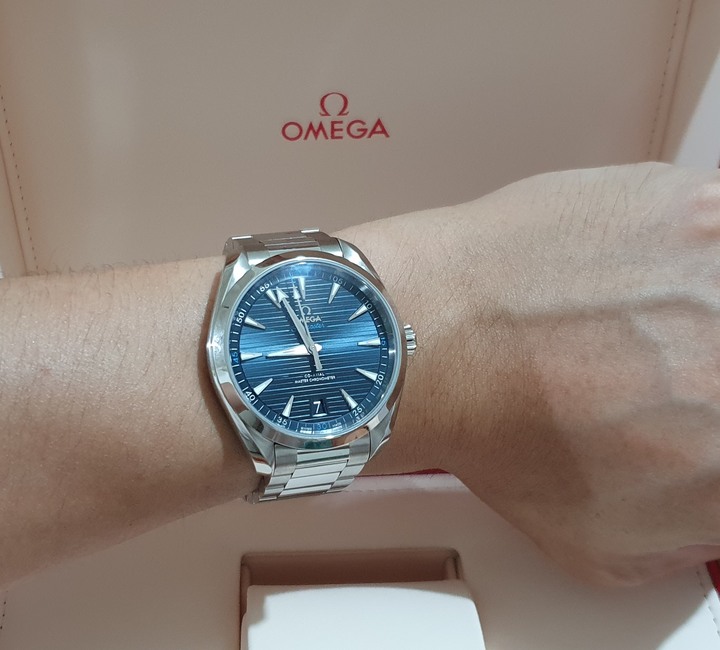 [開箱] Omega Aqua Terra 41mm 藍面