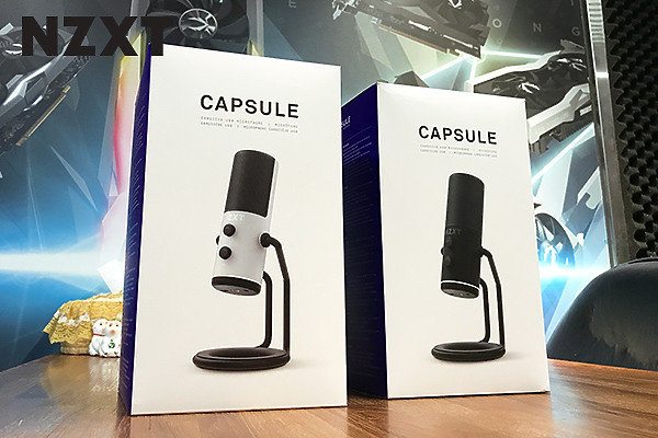 NZXT Capsule 24bit/96kHz數位降噪麥克風，黑白雙色美型登場！