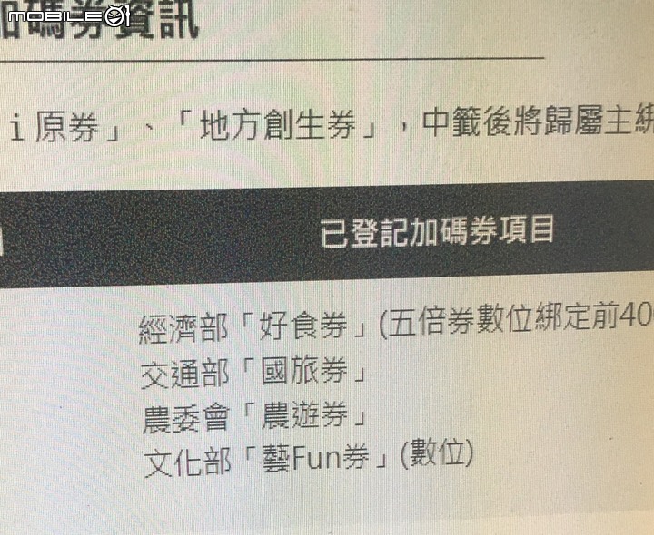 已綁定數位振興券與加碼券抽籤