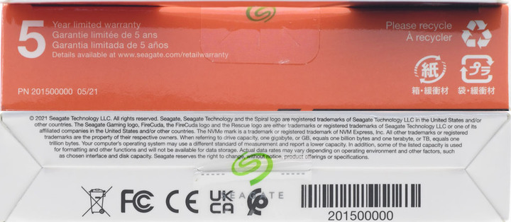 Seagate FireCuda 530 1TB散熱片版NVMe SSD開箱簡測