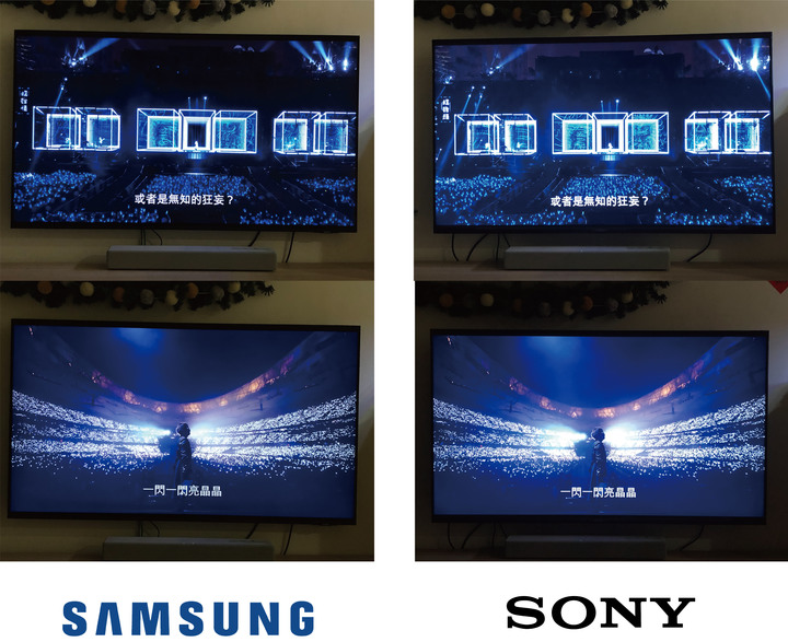 一次開箱兩台電視 SONY 55X85J & SAMSUNG 55Q60A