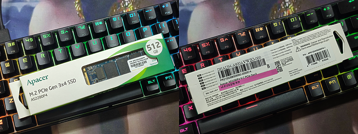 大陸顆粒的SSD，Apacer AS2280P4 開箱