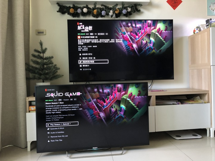 一次開箱兩台電視 SONY 55X85J & SAMSUNG 55Q60A