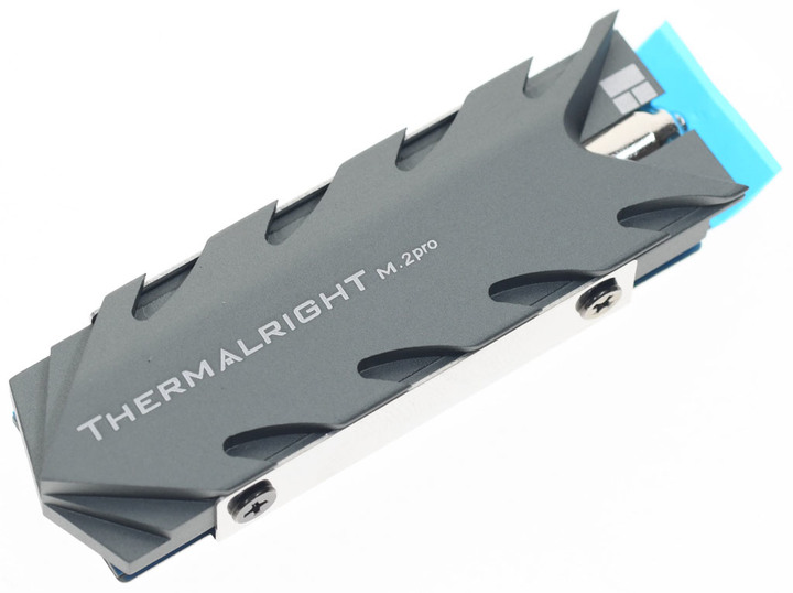 THERMALRIGHT利民M.2 2280 PRO散熱器測試