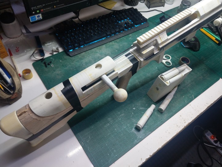 【1:1道具製作】刀劍神域GGO詩乃的黑卡蒂二製作