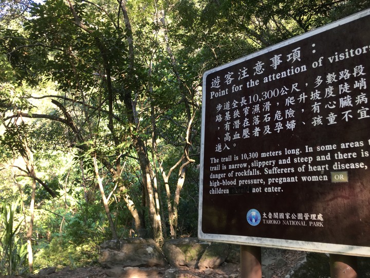太魯閣健行一日遊,挑戰101高度的錐麓古道