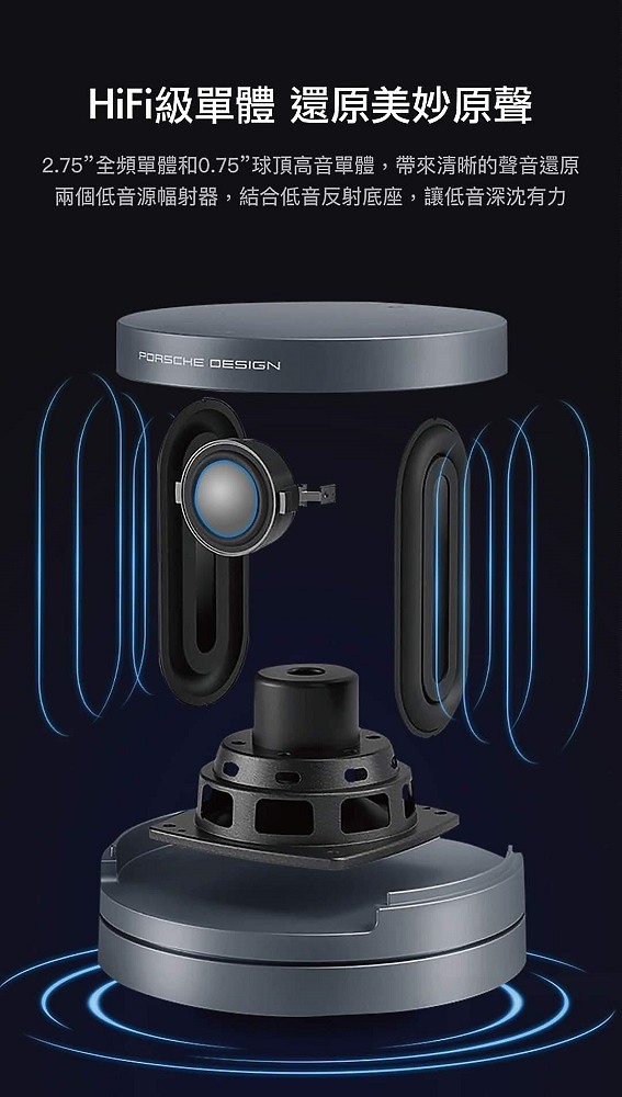 Porsche Design PDS50 鋁合金藍牙喇叭，這是我離porsch最近的一次！