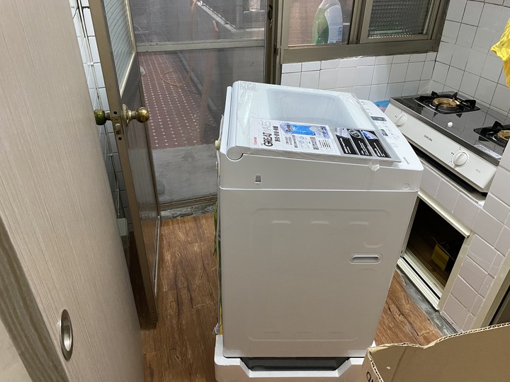 TOSHIBA 9KG 直立式洗衣機 AW-J1000FG 開箱