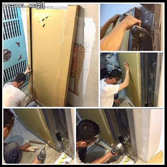 點我看大圖 玄關空間不夠大,不想裝''雙玄關門'',只想要改換成''單玄關門'',可行嗎?隔音效果好嗎?