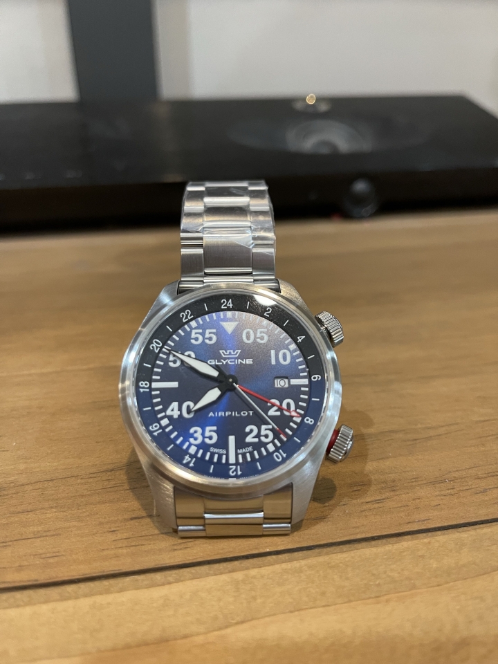 「開箱」Glycine AIRPILOT GMT watch