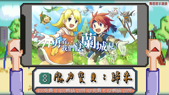 2021台灣手遊雙平台週排行TOP10 十月第3週(10/17~10/23)