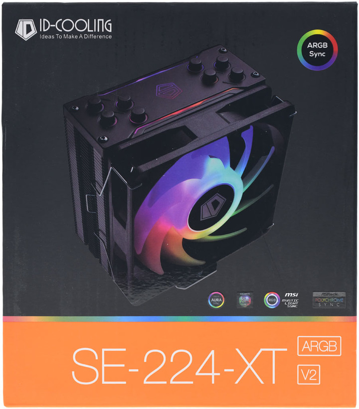 ID-COOLING SE-224-XT ARGB V2散熱器簡介及測試