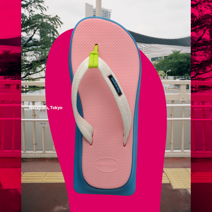 Havaianas哈瓦仕推出Tradi Zori Tokyo系列 結合東京三大潮流區文化的人字拖!