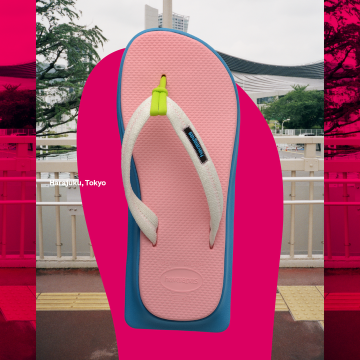 Havaianas哈瓦仕推出Tradi Zori Tokyo系列 結合東京三大潮流區文化的人字拖！