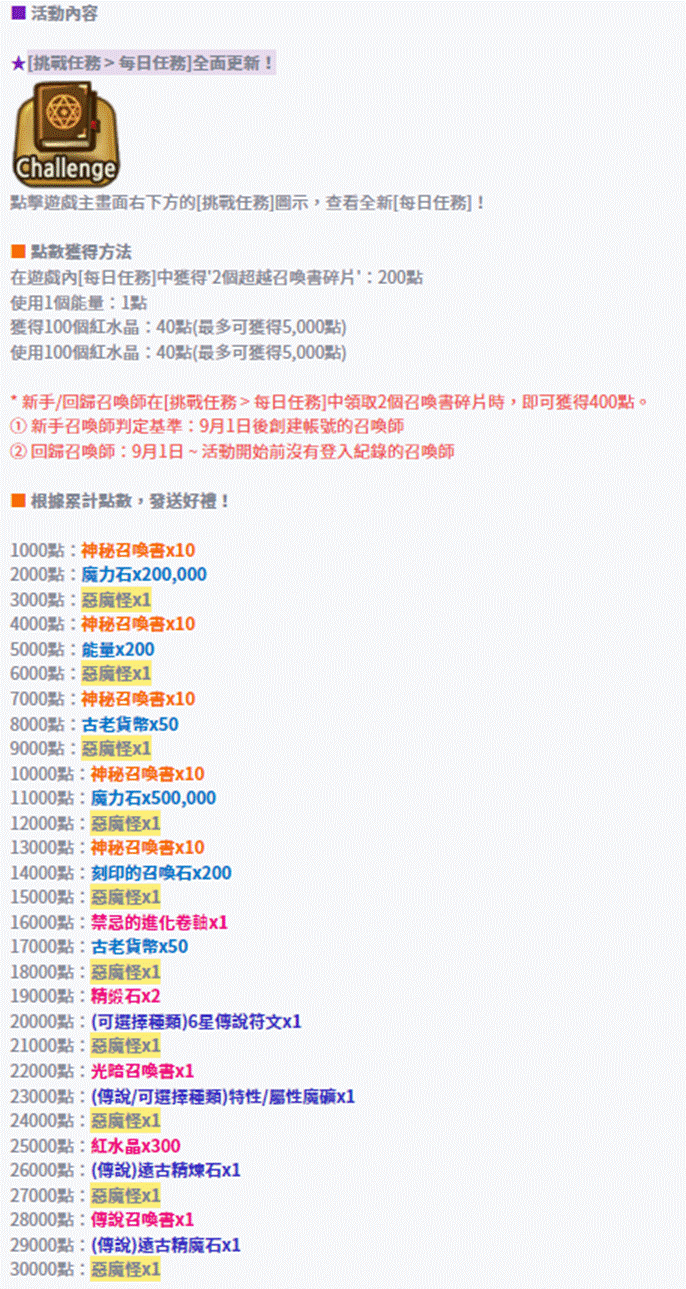 魔靈召喚新手送100抽！？