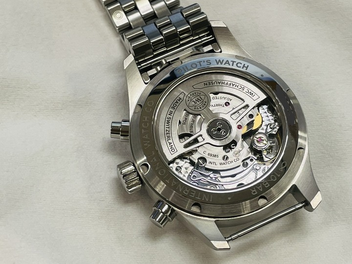 點我看大圖 New IWC Chronograph 41 Blue Dial Unboxing