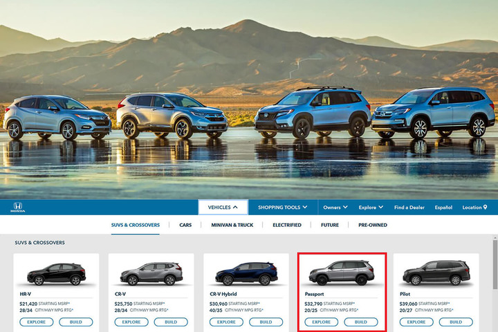 越野車注意！Honda Passport TrailSport挑戰妥當的意義