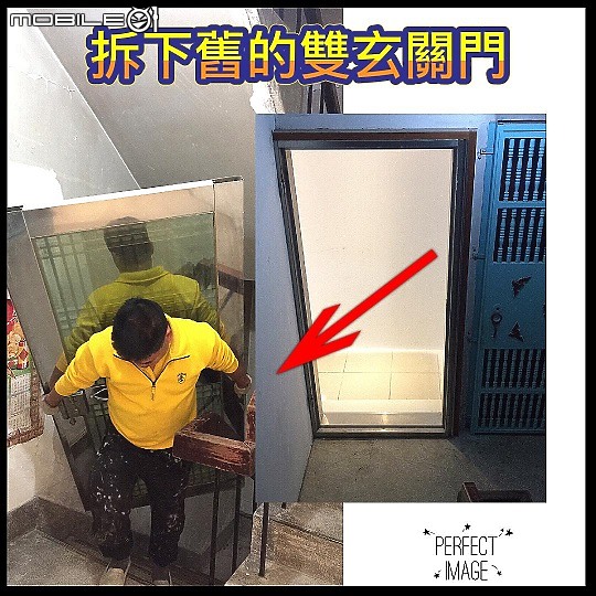 點我看大圖 玄關空間不夠大,不想裝''雙玄關門'',只想要改換成''單玄關門'',可行嗎?隔音效果好嗎?
