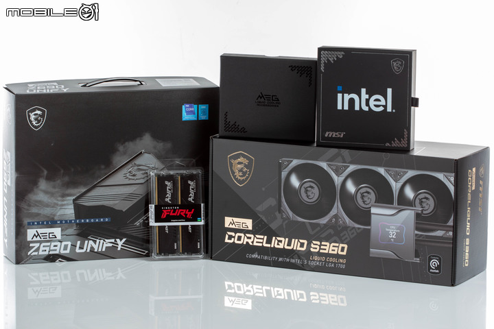 MSI Z690 Unify 主機板+S360 AIO 水冷媒體測試套組開箱 質感滿滿的誠意展現