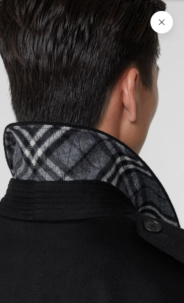 開箱 Burberry 羊絨雙排扣風衣款外套