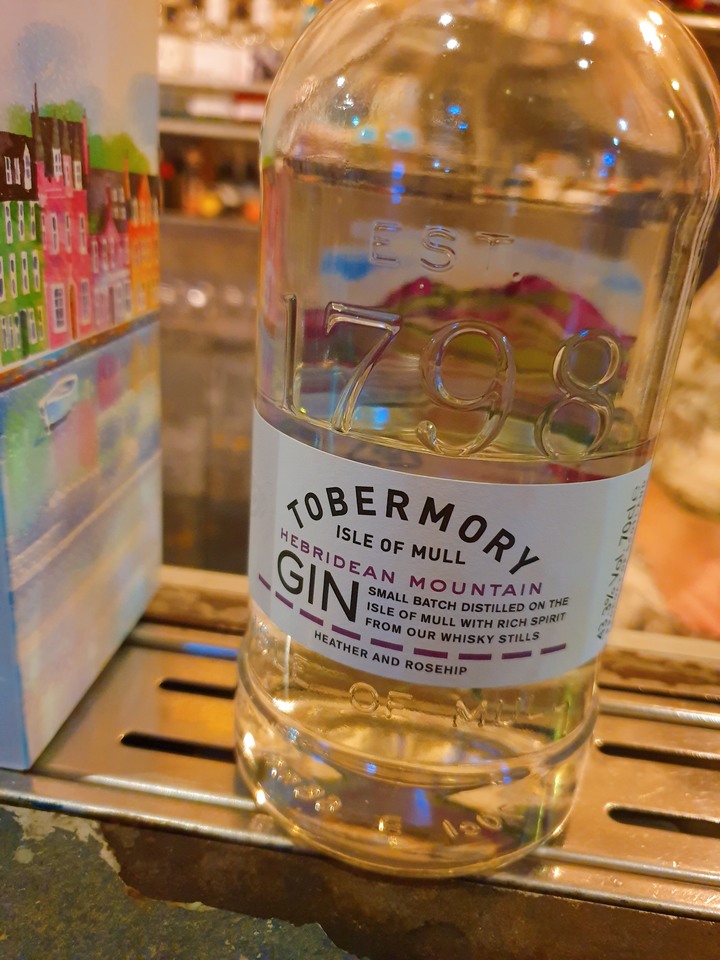 喝到限定版托本莫瑞Mountain Gin