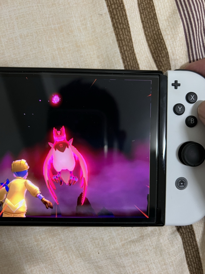 Switch oled螢幕邊框不明線條