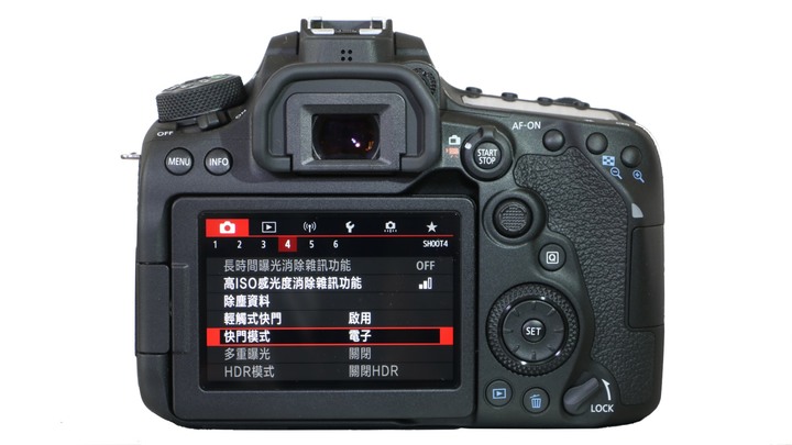 Canon EOS 90D 靜音快門(即時顯示拍攝)