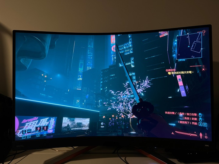 人生第一台HDR螢幕 BenQ EX3210R開箱