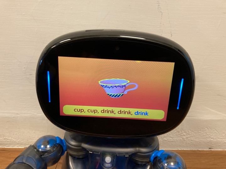 自組的Kebbi Robot Creator,宛如一台小型電視