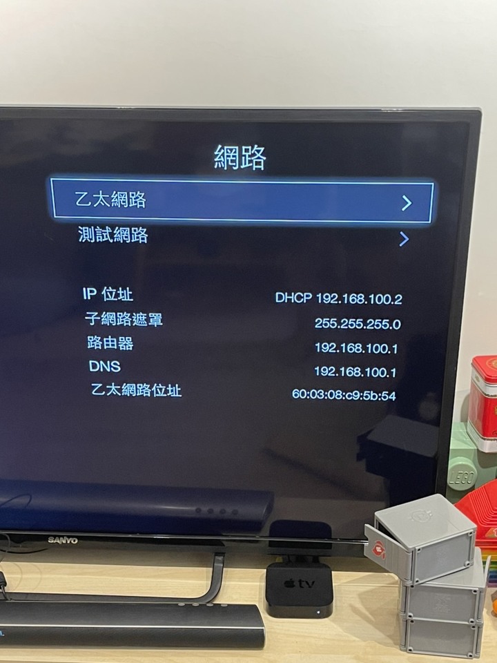 寬頻網路，路由，NAS與AppleTV連接法
