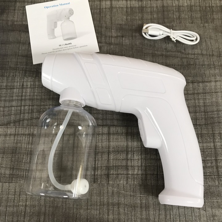 防疫好物分享 奈米藍光酒精噴霧器