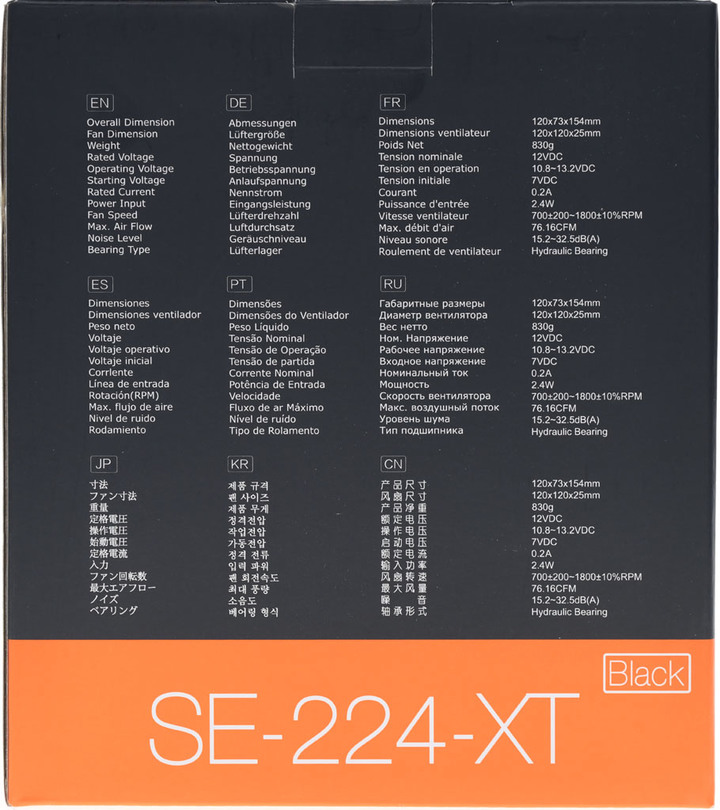 ID-COOLING SE-224-XT BLACK散熱器簡介及測試